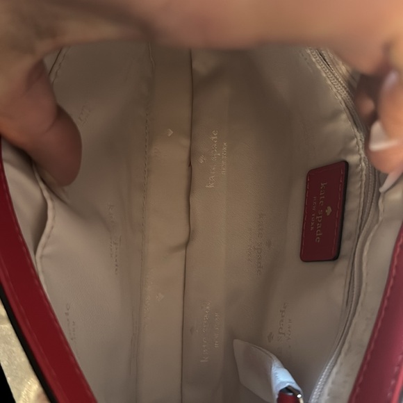 SOLD KATE SPADE ♠️ ♠️♠️ Beautiful Kate Spade in a gorgeous Candied CHERRY 🍒 R… - Picture 10 of 15